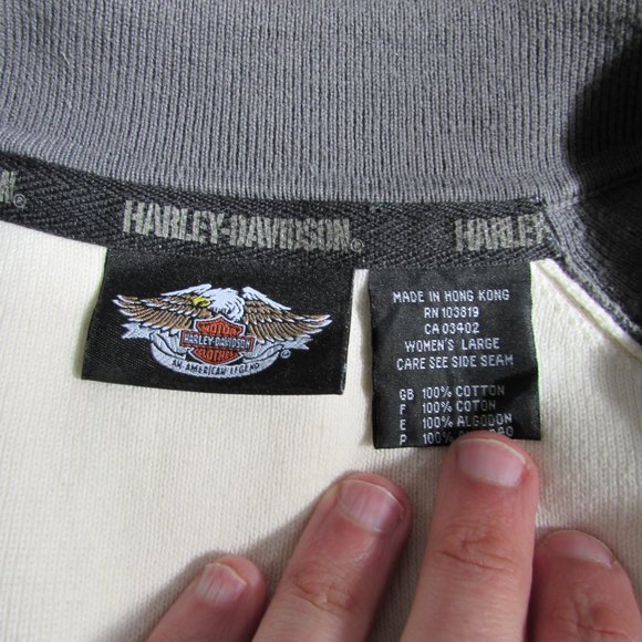 Harley Davidson Full Zip Sweater - Picture 11 of 11